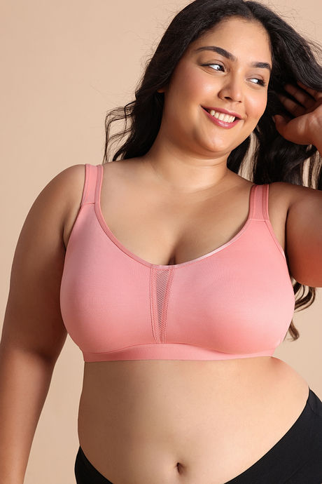 Zivame True Curv Single Layered Non Wired Full Coverage Minimiser Bra - Lobster Bisque — image 5